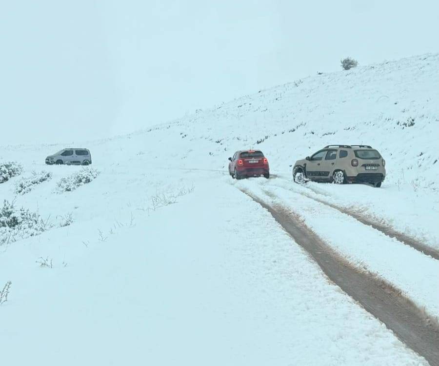 3 ilimiz beyaz örtüyle kaplandı! Kar kalınlığı 26 santimetre 1